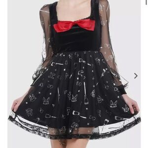 Studio ghibili kikis delivery service mesh velvet hot topic dress